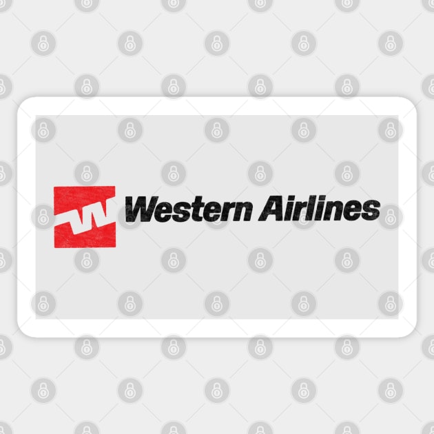 Western Airlines Sticker by Turboglyde